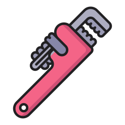 Adjustable wrench icon