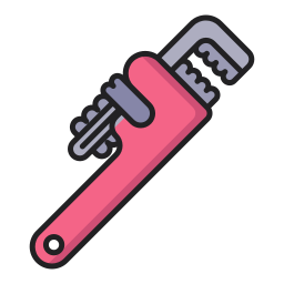 llave ajustable icono