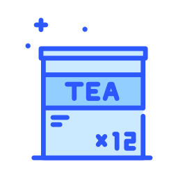 caixa de chá Ícone