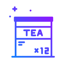 boîte à thé Icône