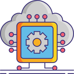 Cloud computing icon