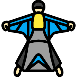 traje de alas icono