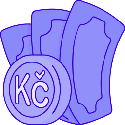Чешская крона иконка