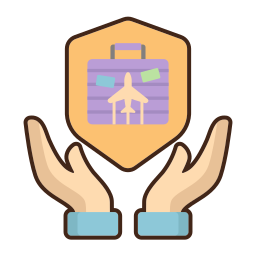 Travel insurance icon