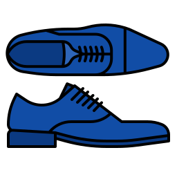 zapato de cuero icono