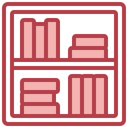 Book shelf icon