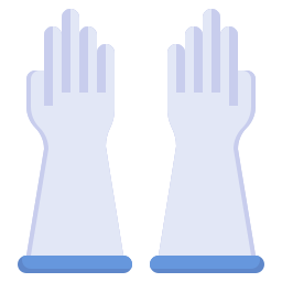 schoonmaak handschoenen icoon