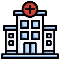 edificio ospedaliero icona