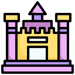 nadmuchiwany zamek ikona