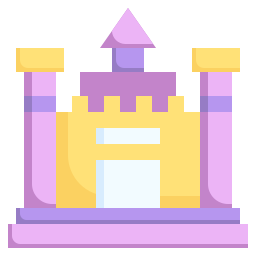 opblaasbaar kasteel icoon