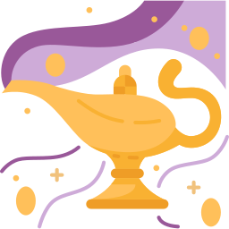 Magic lamp icon