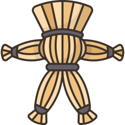 bambola voodoo icona