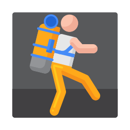 backpacken icoon