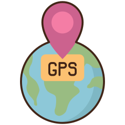 geographisches positionierungs system icon