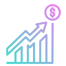 croissance des bénéfices Icône