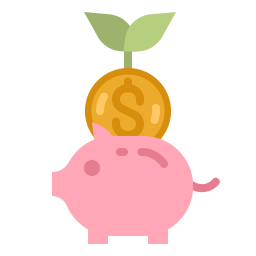 Piggy bank icon