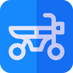 Motorcycle parking icon