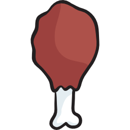 Chicken leg icon