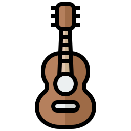 Акустическая гитара иконка