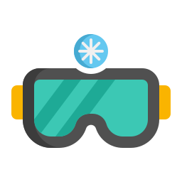 Ski goggles icon