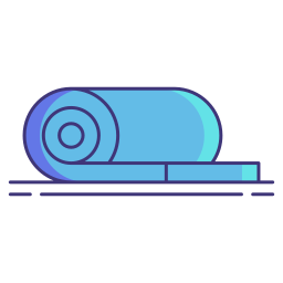Sleeping mat icon