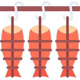 peixe defumado Ícone
