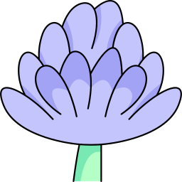 bieslook bloeit icoon