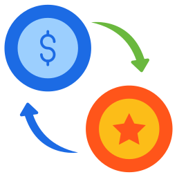 Échange de devises Icône