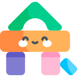 Toy blocks icon