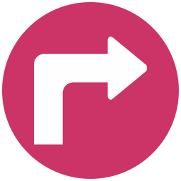 Turn right icon