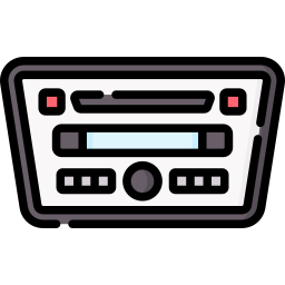 samochodowy sprzęt audio ikona
