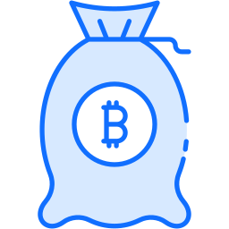 worek bitcoinów ikona
