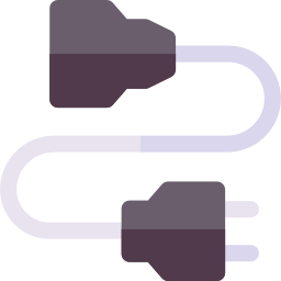 cable de extensión icono