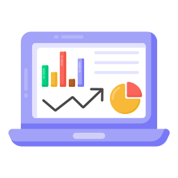 Online analytical icon