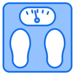 Weight scale icon