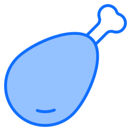 Chicken leg icon