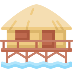 bungalow icoon