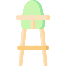 Baby chair icon