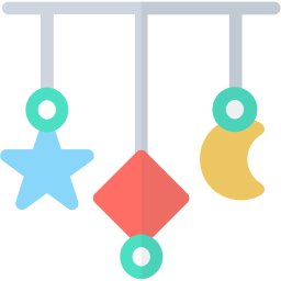 Hanging toys icon
