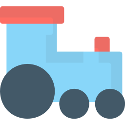 brinquedo de trem Ícone