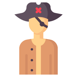 pirata icono