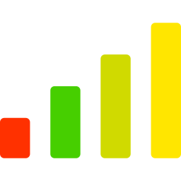 gráfico de barras Ícone