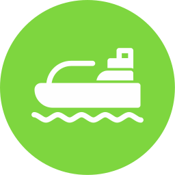 łódź motorowa ikona