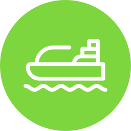 łódź motorowa ikona