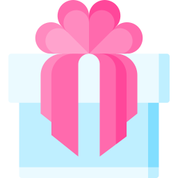 caja de regalo icono