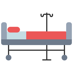 Hospital bed icon