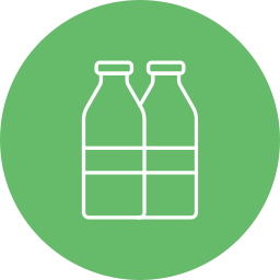 Milk bottle icon