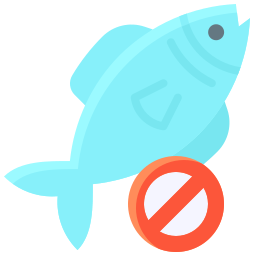 geen vis icoon