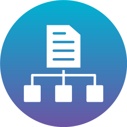 hierarchische struktur icon