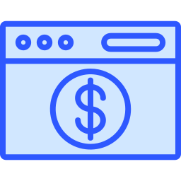 Online payment icon